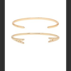 Gold Talon Bracelet Set by Michelle Campbell